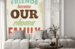 Naklejka: Archiwalne ilustracji typografii wektora z grunge skutki. może