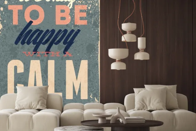 Naklejka: Archiwalne ilustracji typografii wektora z grunge skutki. może