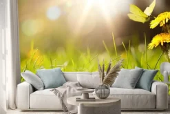 Naklejka: Art abstract spring background or summer background with fresh