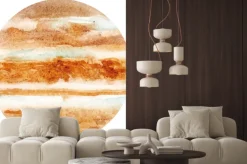 Naklejka: Artystyczne przedstawienie planety jowisz