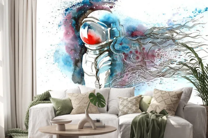 Naklejka: Astronauta