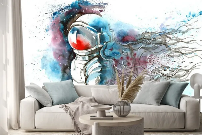 Naklejka: Astronauta