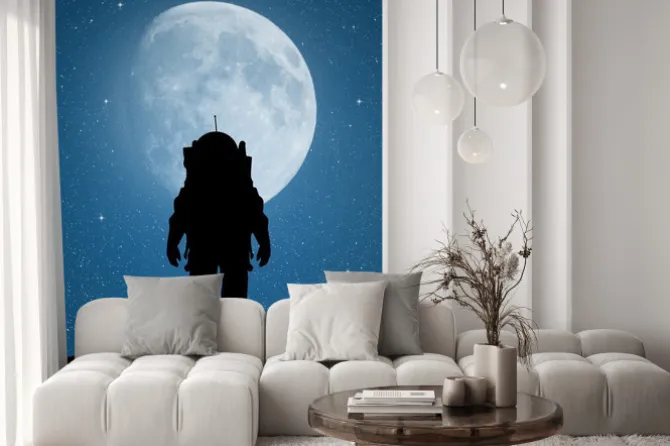 Naklejka: Astronauta na marsa