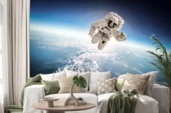 Naklejka: Astronauta w kosmosie
