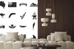 Naklejka: Australia ikony