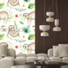 Naklejka: Baby animals sloth nursery isolated seamless pattern. watercolor