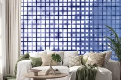 Naklejka: Background papier milimetrowy z fakturą farby