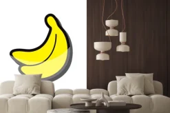 Naklejka: Banana ilustracji wektorowych ikon eps 10