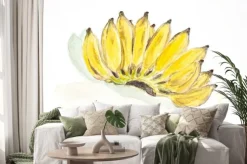 Naklejka: Banana water color painted