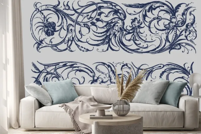 Naklejka: Barokowy granic