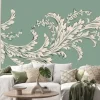 Naklejka: Baroque design, luxury european design，the wallpaper design