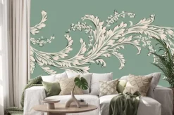 Naklejka: Baroque design, luxury european design,the wallpaper design