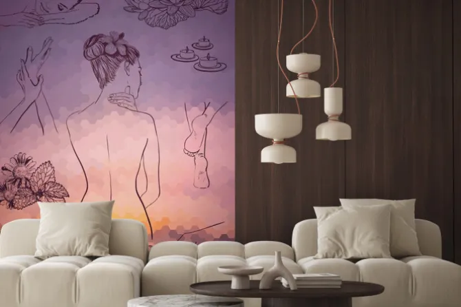 Naklejka: Beauty spa zestaw vector