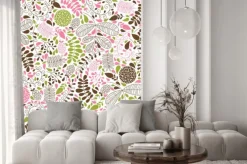 Naklejka: Bez szwu kwiatowy wzór