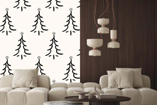 Naklejka: Bez szwu wzór