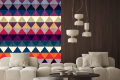 Naklejka: Bezszwowe tło trójkąt