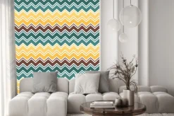 Naklejka: Bezszwowe tło wzór chevron