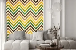 Naklejka: Bezszwowe tło wzór chevron