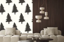 Naklejka: Bezszwowe wzór forrest