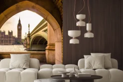 Naklejka: Big ben od strony rzeki