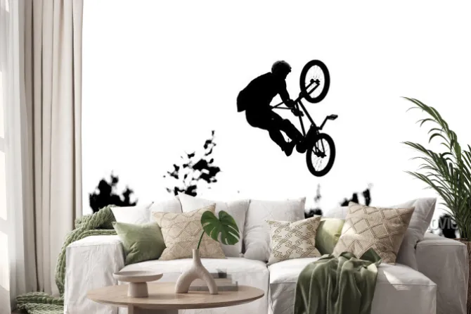 Naklejka: Bike trial