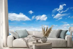 Naklejka: Błękitne morze powierzchni wody