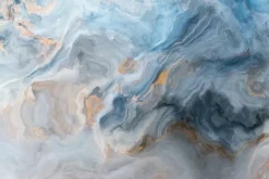 Naklejka: Błękitno szary marmurowy wzór