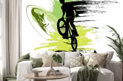 Naklejka: Bmx rowerzysta