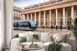 Naklejka: Bordeaux, francja