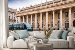 Naklejka: Bordeaux, francja