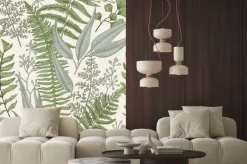 Naklejka: Botaniczny rysunek w leśne rośliny