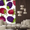 Naklejka: Boysenberry vector pattern