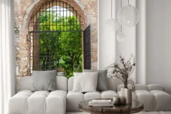 Naklejka: Brama do ogrodu alcazar w kordobie