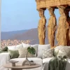 Naklejka: Caryatides, akropol w atenach