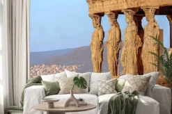 Naklejka: Caryatides, akropol w atenach