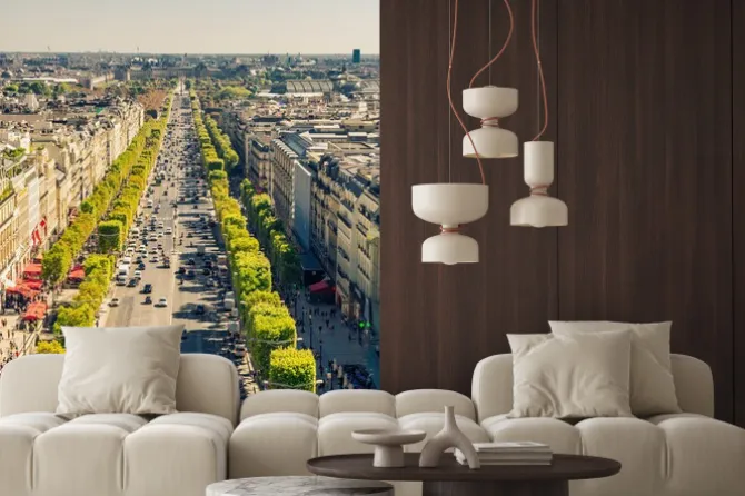 Naklejka: Champs elysees bulwar