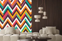 Naklejka: Chevron papieru wyciąć szwu wzór