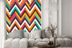 Naklejka: Chevron papieru wyciąć szwu wzór