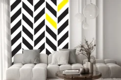 Naklejka: Chevron szwu wzór alternatywna