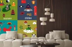 Naklejka: Chiny historia, kultura i charakter ikony