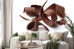 Naklejka: Ciemne czekoladowe loki