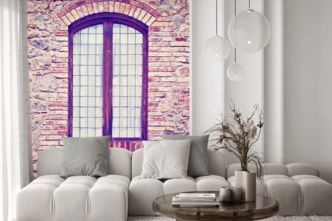 Naklejka: Closed window