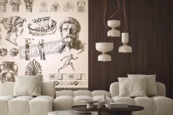 Naklejka: Collection of design elements ancient rome