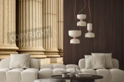 Naklejka: Columns of the supreme court building - new york city, usa