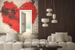 Naklejka: Composite obraz serca