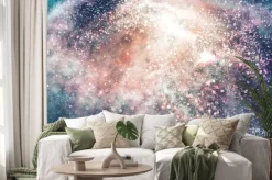 Naklejka: Cosmic universe star cloud and galaxy