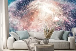 Naklejka: Cosmic universe star cloud and galaxy