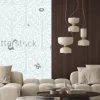 Naklejka: Cute forest with animals and birds. great decor and wallpaper