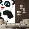 Naklejka: Cute funny baby panda