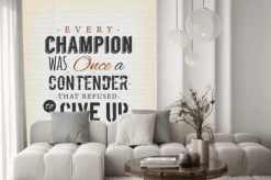 Naklejka: Cytat inspirujące na papierze rocznika szkoły